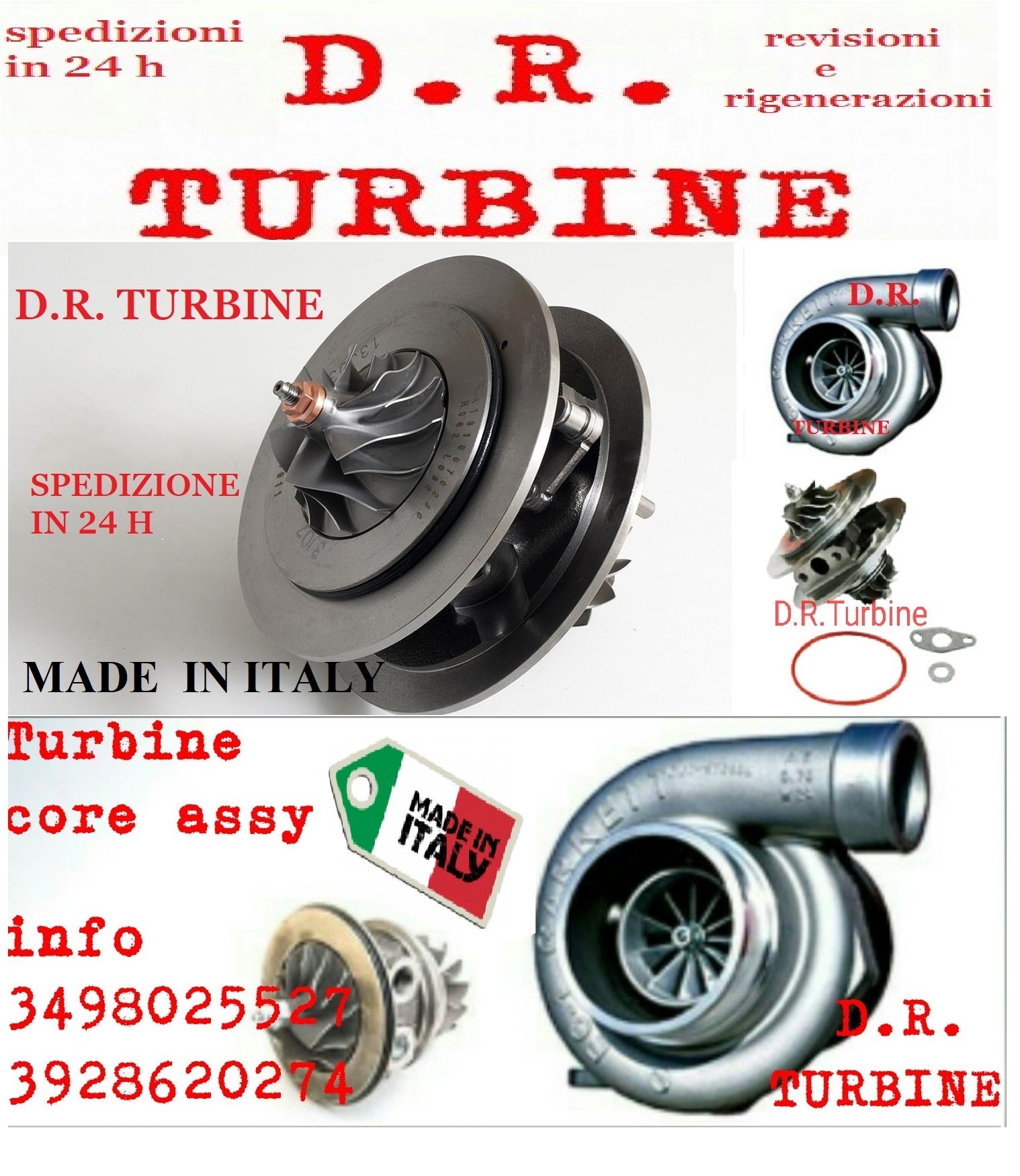 CORE ASSY TURBINA TURBO 2.0 454154 702021 COUPè KAPPA