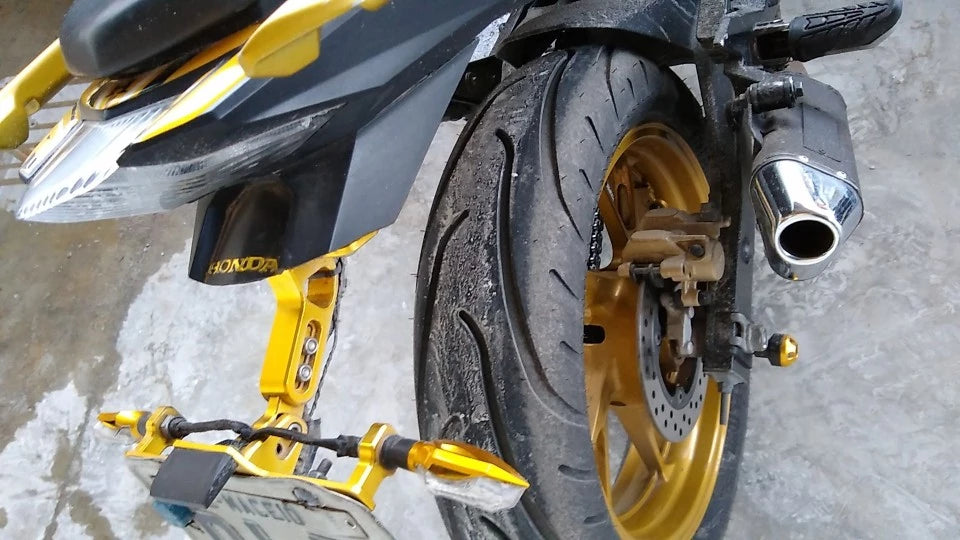t1 porta targa universale regolabile  nero