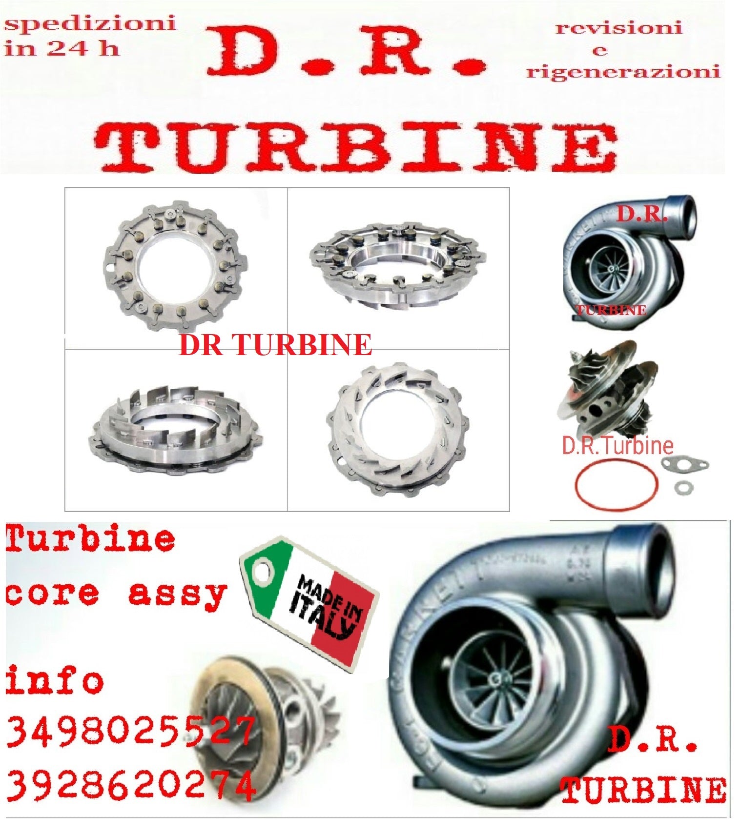 TURBO TURBINA GEOMETRIA RINFORZATA VARIABILE PER BMW 320 d