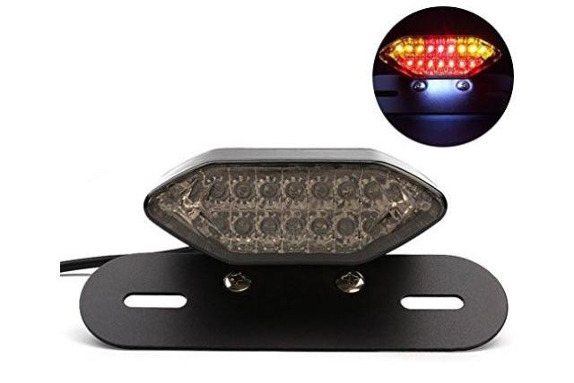 STOP FANALINO POSTERIORE LED  A PUNTA CON FRECCE INTEGRATE MOTO
