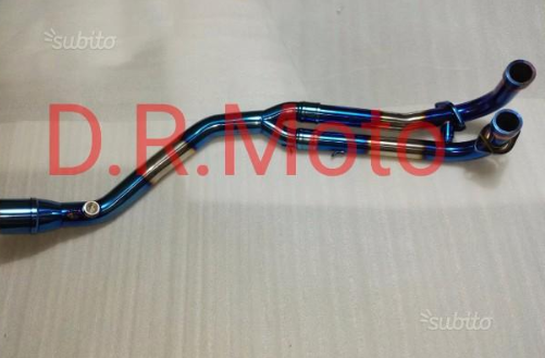 COLLETTORE DI SCARICO COMPLETO TMAX T MAX 500 530 TITANIO