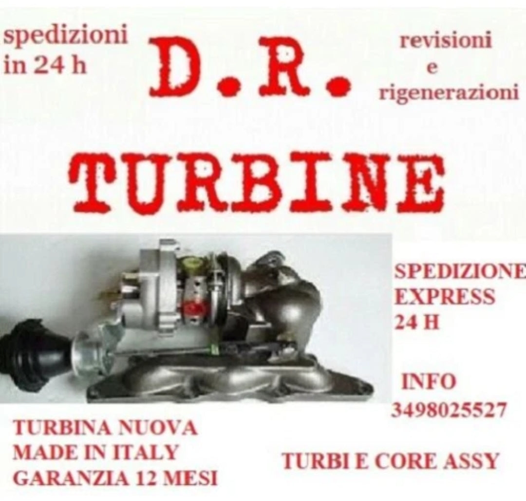 Turbina nuova completa brabus smart 700 collettore rinforzato 