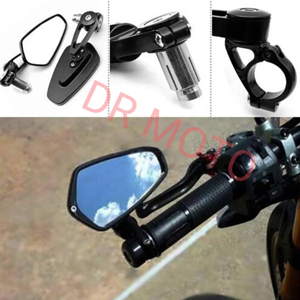 Specchietti triangolari barend fine sterzo bar end